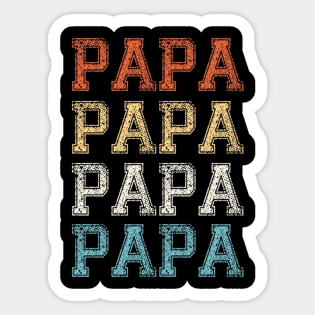 Cool retro grandpa papa Sticker by MinyMerch